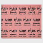 Papier Cadeau Paris est toujours une bonne idée (Plat)