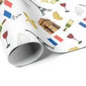 Papier Cadeau Parisien (Coin rond)