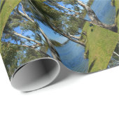 Papier Cadeau Park Bench, Berri, Australie du Sud, (Coin rond)