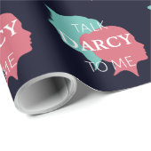 Papier Cadeau Parle Darcy à moi IV (Coin rond)