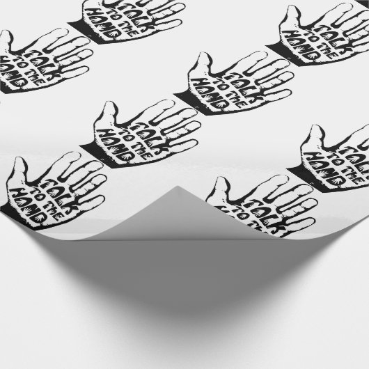 Papier Cadeau Parler À La Main (Coin)