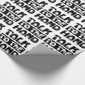 Papier Cadeau Parler À La Main (Coin)