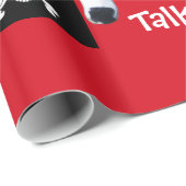 PAPIER CADEAU PARLER DE CHATS DE PIRATE, PIRATES ANCIENS CARTES (Coin rond)