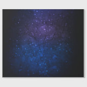 Papier Cadeau Parmi les étoiles dans la Galaxie (Plat)