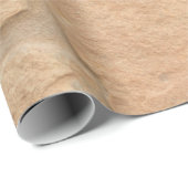 Papier Cadeau paroi Brown (Coin rond)