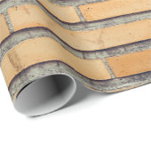 Papier Cadeau paroi Brown (Coin rond)