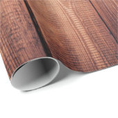 Papier Cadeau Parquet en bois (Coin rond)