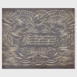 Papier Cadeau Parquez les feuilles du Flourish 60lb Decoupage