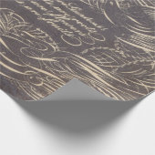 Papier Cadeau Parquez les feuilles du Flourish 60lb Decoupage (Coin)