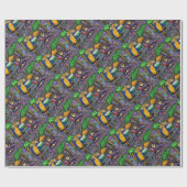 Papier Cadeau Parrot Beach Party (Plat)