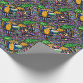 Papier Cadeau Parrot Beach Party (Coin)