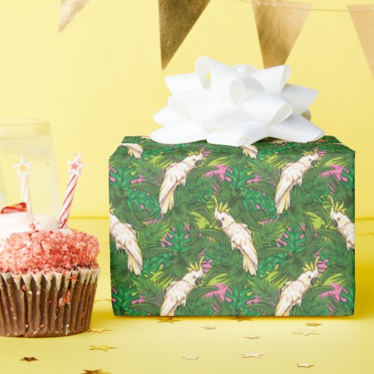 Papier Cadeau Parrot Pattern (Fête d'anniversaire)
