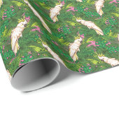 Papier Cadeau Parrot Pattern (Coin rond)