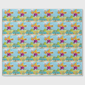 PAPIER CADEAU PARROTS (Plat)