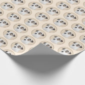 Papier Cadeau Parson Jack Russell Terrier Peinture - Chien Art (Coin)