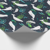 Papier Cadeau Parti Beluga (Coin)