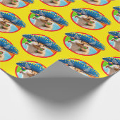 Papier Cadeau Parti Chipmunk De Sombrero (Coin)