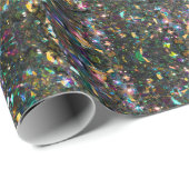 Papier Cadeau Parti Confetti (Coin rond)