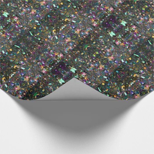 Papier Cadeau Parti Confetti (Coin)