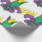 Papier Cadeau Parti Mardi Gras (Coin)