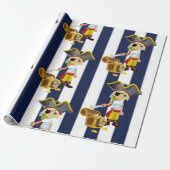 Papier Cadeau Parti Pirate (Déroulé)