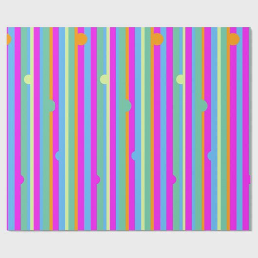 Papier Cadeau Parti Pop (Plat)