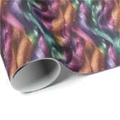 Papier Cadeau Parti Swirl (Coin rond)