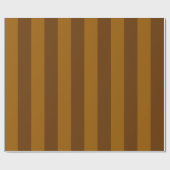 Papier Cadeau Partie Brown foncé clair demi-côtés (Plat)