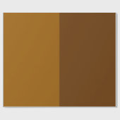 Papier Cadeau Partie Brown foncé clair demi-côtés (Plat)