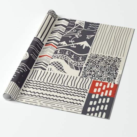 Papier Cadeau Partie de bois avec peinture verte pelée, abstrait (Déroulé)