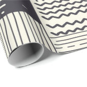 Papier Cadeau Partie de bois avec peinture verte pelée, abstrait (Coin rond)