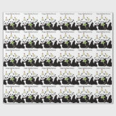 Papier Cadeau Partie d'ours panda par conception de Kindred (Plat)