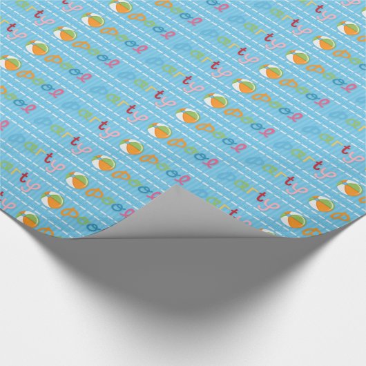 Papier Cadeau Partie du pool (Coin)