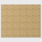 Papier Cadeau Parties scintillant à huile d'or Polka point Monog (Plat)