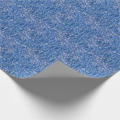Papier Cadeau Parties scintillant bleue : Arrière - plan Abstrai (Coin)