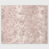 Papier Cadeau Parties scintillant Bride Elegant Blush Rose Gold (Plat)