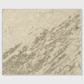 Papier Cadeau Parties scintillant Champagne d'or Marbre brillant (Plat)