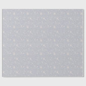 Papier Cadeau Parties scintillant d'argent Texture diamant blanc (Plat)
