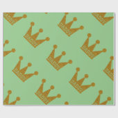 Papier Cadeau Parties scintillant de Fête des pères Daddy King C (Plat)