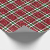 Papier Cadeau Parties scintillant de Noël (Coin)