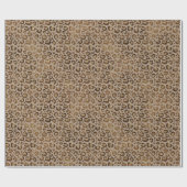 Papier Cadeau Parties scintillant de Poster de animal de crème B (Plat)