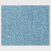 Papier Cadeau Parties scintillant de sirène turquoise       (Plat)