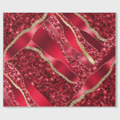 Papier Cadeau Parties scintillant de vin de prune de Bourgogne r (Plat)