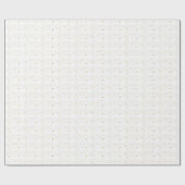 Papier Cadeau Parties scintillant des flocons blancs et dorés No (Plat)