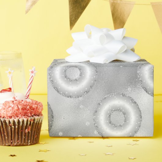 Papier Cadeau Parties scintillant Donut Confetti Motif (Fête d'anniversaire)