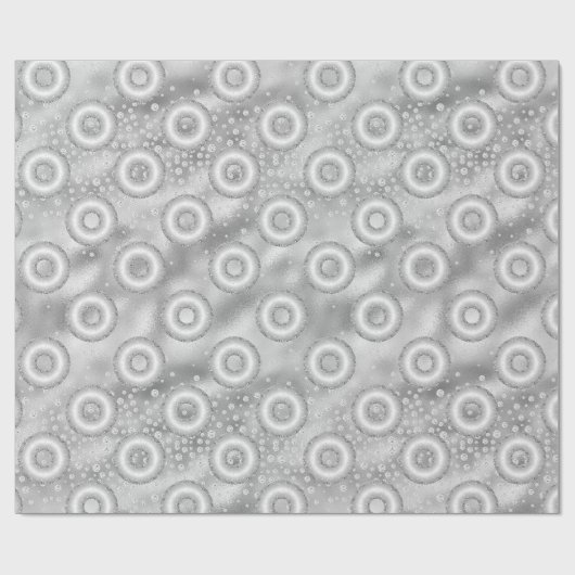 Papier Cadeau Parties scintillant Donut Confetti Motif (Plat)