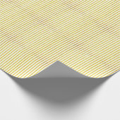 Papier Cadeau Parties scintillant d'or Blancs Motif Noël personn (Coin)