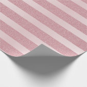 Papier Cadeau Parties scintillant d'or de Noël Modèle moderne Ro (Coin)