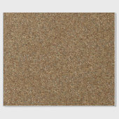 Papier Cadeau Parties scintillant d'or Papier d'emballage (Plat)