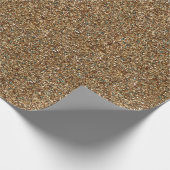 Papier Cadeau Parties scintillant d'or Papier d'emballage (Coin)